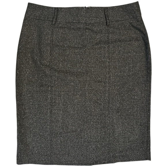 Roz & Ali Dresses & Skirts - Roz & Ali Gray Sparkle Pencil Workwear Skirt Sz 8